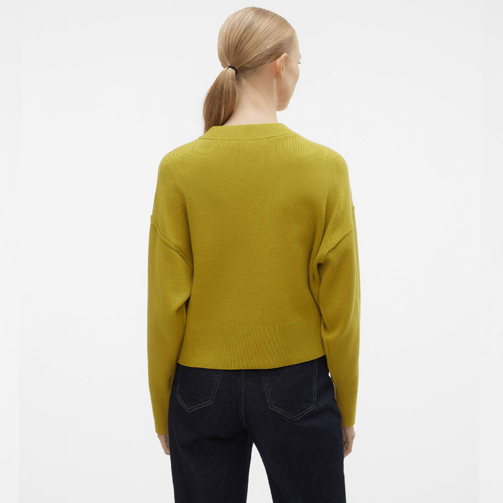 Vero Moda Gold Link Long Sleeve Round Neck Pullover Jarrolds